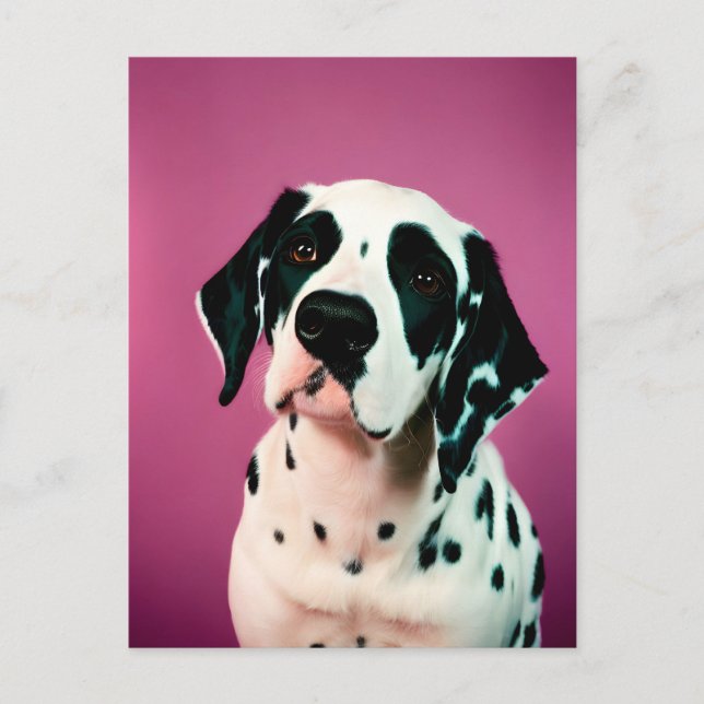 Dalmatian, Postcrossing Postcard (Front)