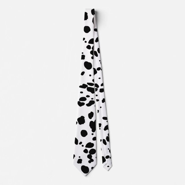 Dalmatian Print Tie (Front)