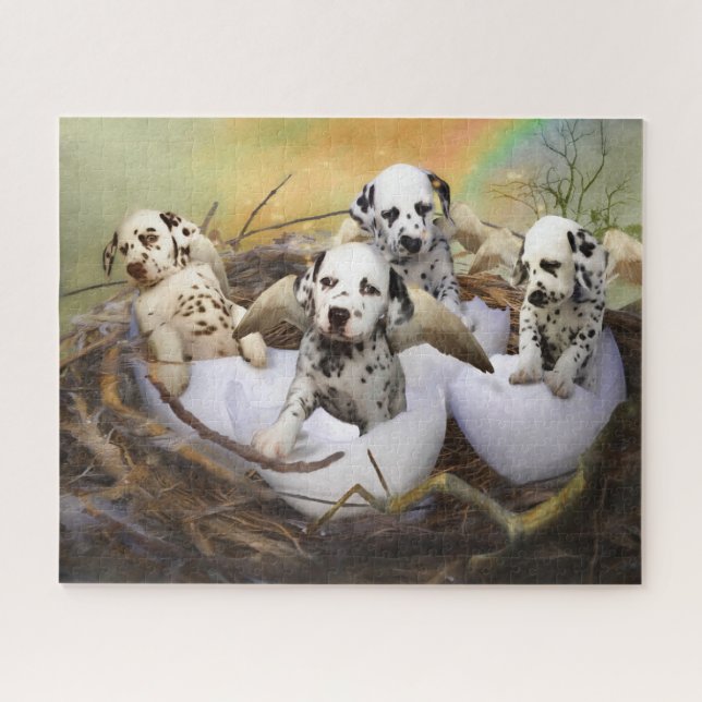 Dalmatian Puppies Prayers Can Come True Jigsaw Puzzle (Horizontal)