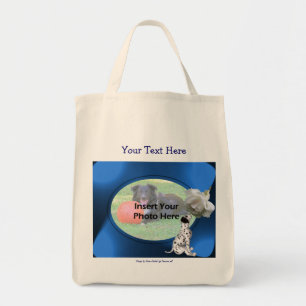 Dalmatian Puppy Add Your Photo Template Tote Bag
