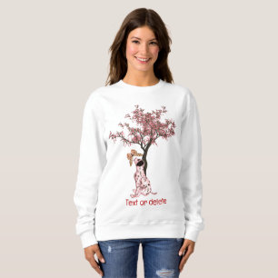 Dalmatian Puppy And Butterfly Personalized Sweatshirt