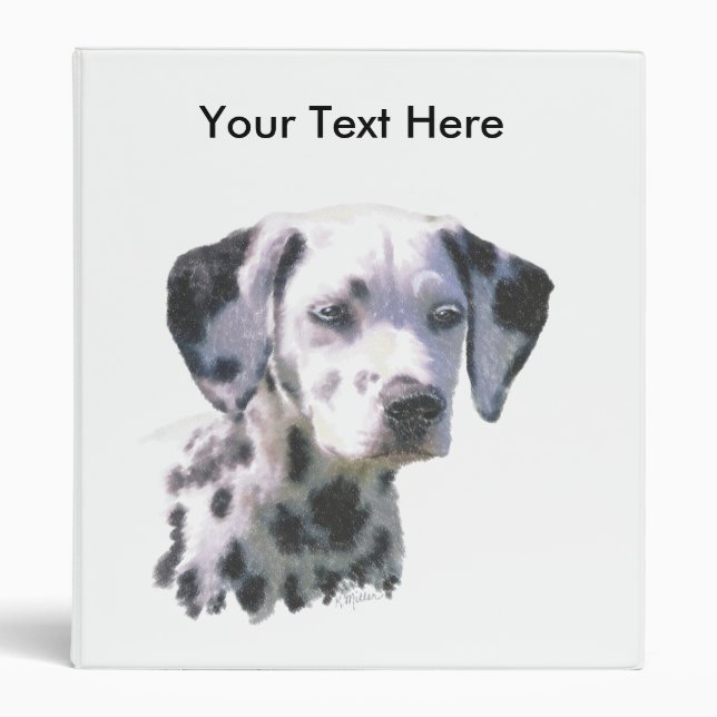 Dalmatian Puppy Binder (Front)