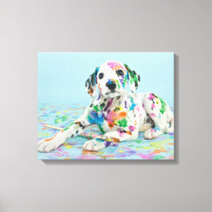 Dalmatian Puppy Canvas Print