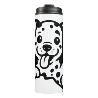 Dalmatian, Puppy, Cartoon Thermal Tumbler