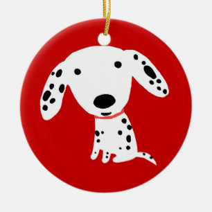 Dalmatian Puppy Ceramic Ornament