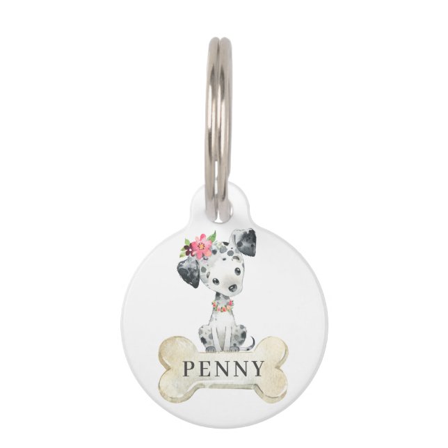 Dalmatian Puppy Dog Pet Tag (Front)