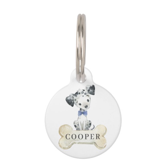 Dalmatian Puppy Dog Pet Tag (Front)