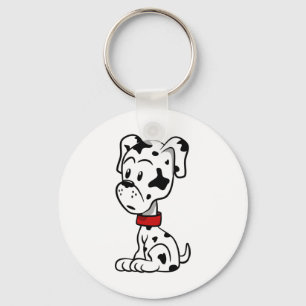 Dalmatian Puppy Keychain