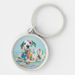 Dalmatian Puppy Keychain