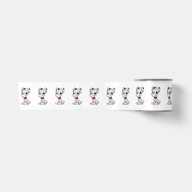 Dalmatian Puppy Satin Ribbon (Front)