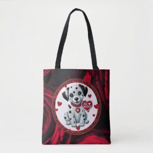 Dalmatian Puppy Shoulder Tote Bag – Be Mine 