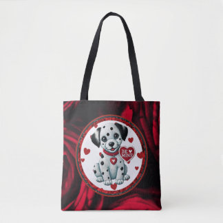 Dalmatian Puppy Shoulder Tote Bag – Be Mine