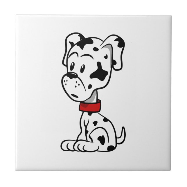 Dalmatian Puppy Tile (Front)