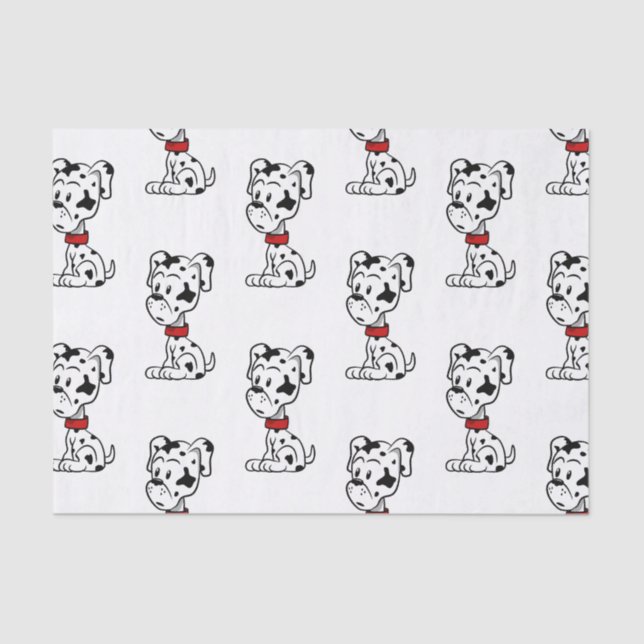 Dalmatian Puppy Tissue Paper (Front)