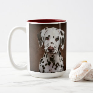 Dalmatian puppy  Two-Tone coffee mug