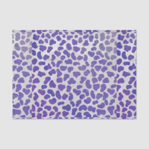 Dalmatian Purple and White Print Tissue Paper
