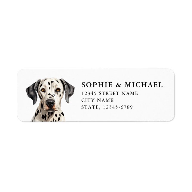 Dalmatian Return Address Label (Front)