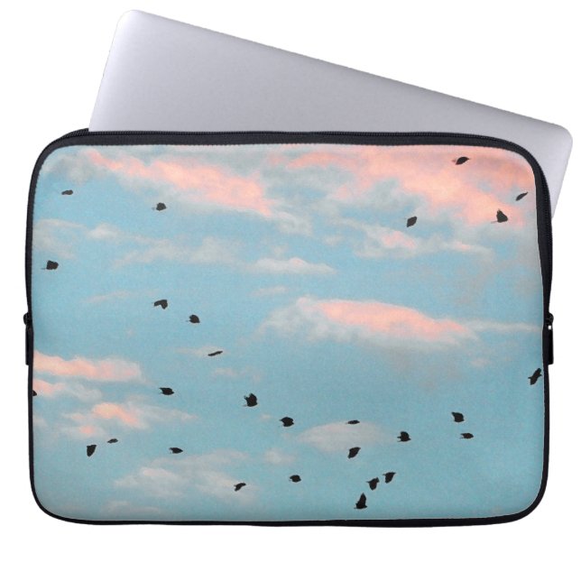 Dalmatian Sky Print Laptop Sleeve (Front)