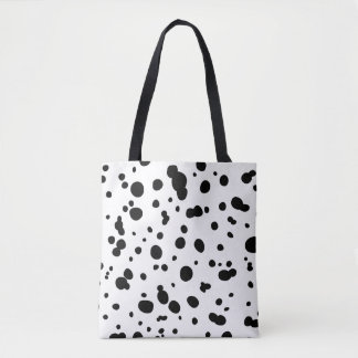 Dalmatian spot pressure tote bag