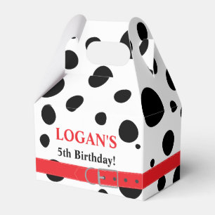 Dalmatian Spots Birthday Favor Box