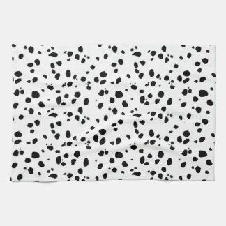 Dalmatian Spots, Dalmatian Print, Dalmatian Fur Kitchen Towel