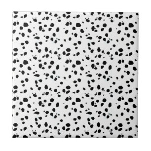 Dalmatian Spots, Dalmatian Print, Dalmatian Fur Tile