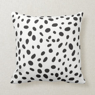 Dalmatian Spots Throw Pillow