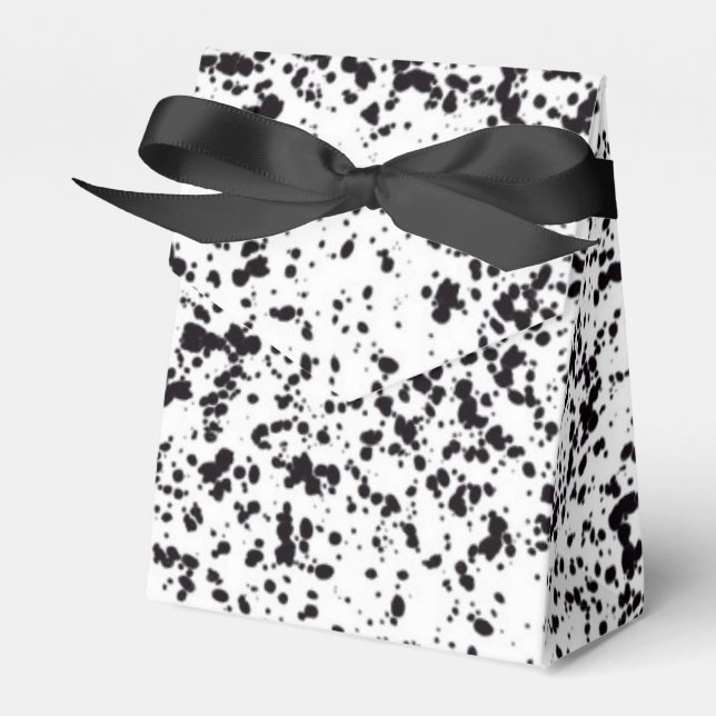 Dalmatian Spotted Tent Favour Box (Front Side)