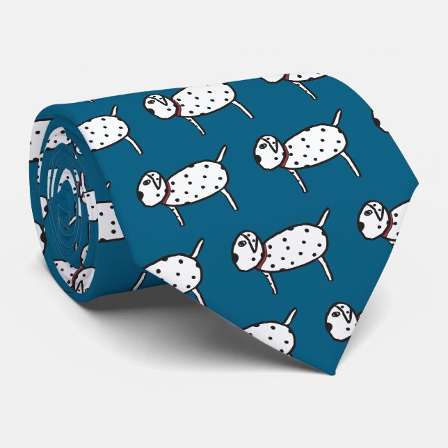 Dalmatian Tie (Rolled)