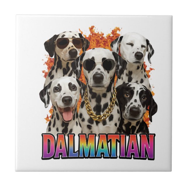 Dalmatian Tile (Front)
