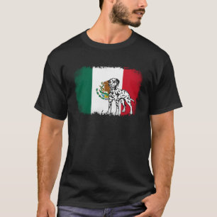 Dalmatian vintage Mexico Mexican flag dog T-Shirt