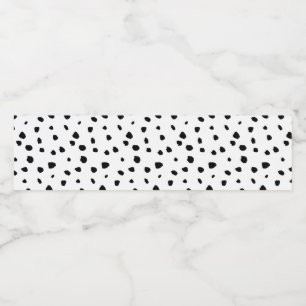 Dalmatian Water Bottle Label