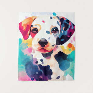 Dalmatian Wild Nature Animal Color Art Painting Tapestry