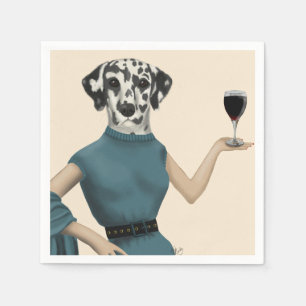 Dalmatian Wine Snob Napkin