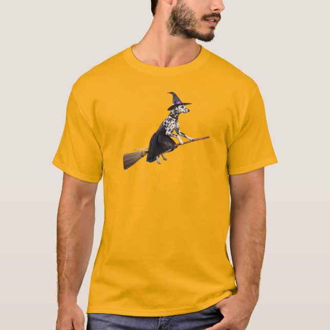 Dalmatian Witch T-Shirt (Front)