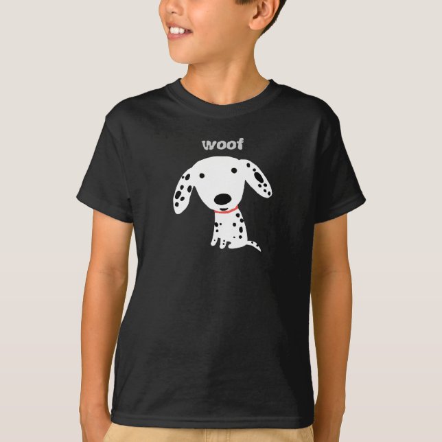 Dalmatian Woof T-Shirt (Front)