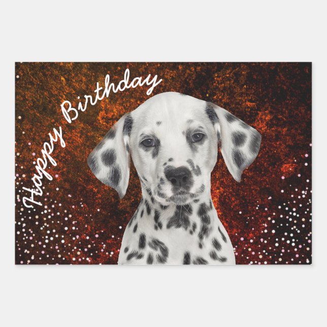Dalmatian Wrapping Paper Sheets (Front 2)