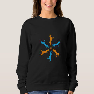 Dalmatians Animal Mandala Pattern Sweatshirt