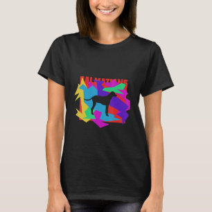 Dalmatians Animal Mosaik Puzzle T-Shirt