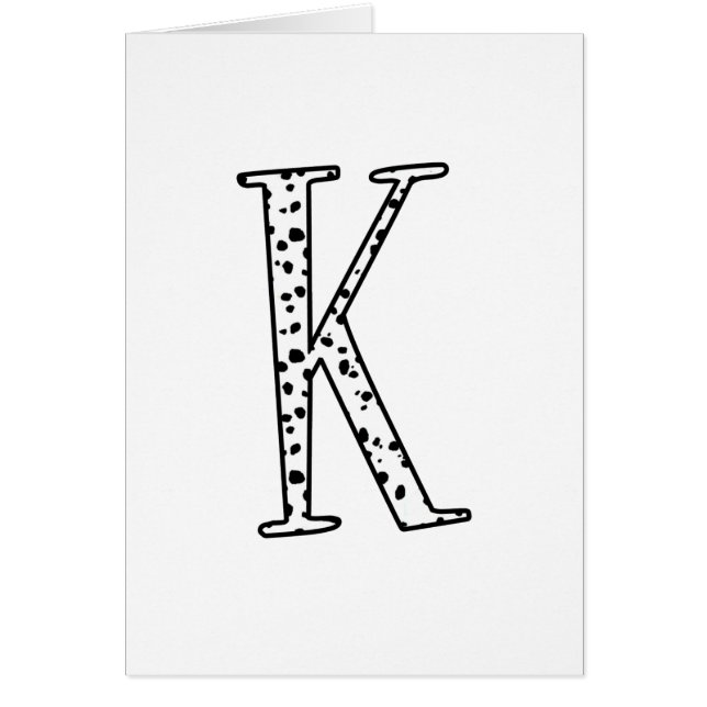 Dalmatians Dots K (Front)