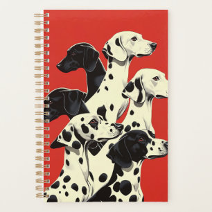 Dalmatians in Formation Print   Bold Dog Art Planner