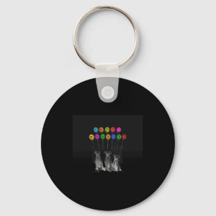 Dalmatians Wishing Happy New Year 2016 T Shirt_1 Keychain