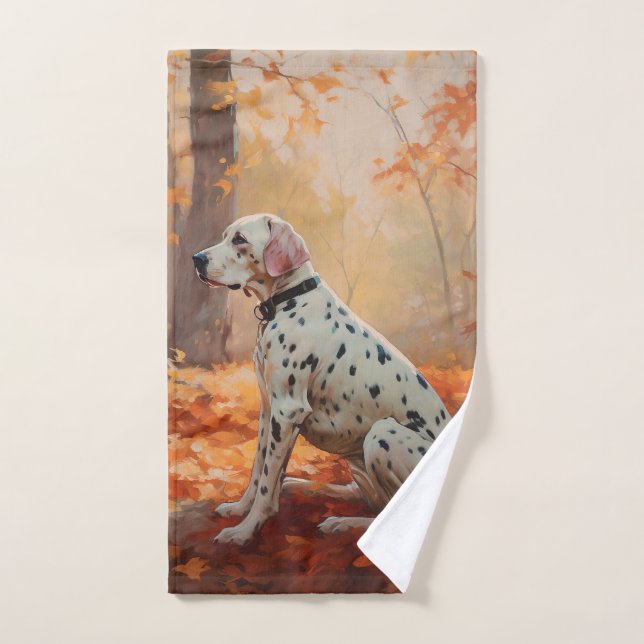 Dalmatien en automne Feuilles automne Inspirer (Serviette à main)