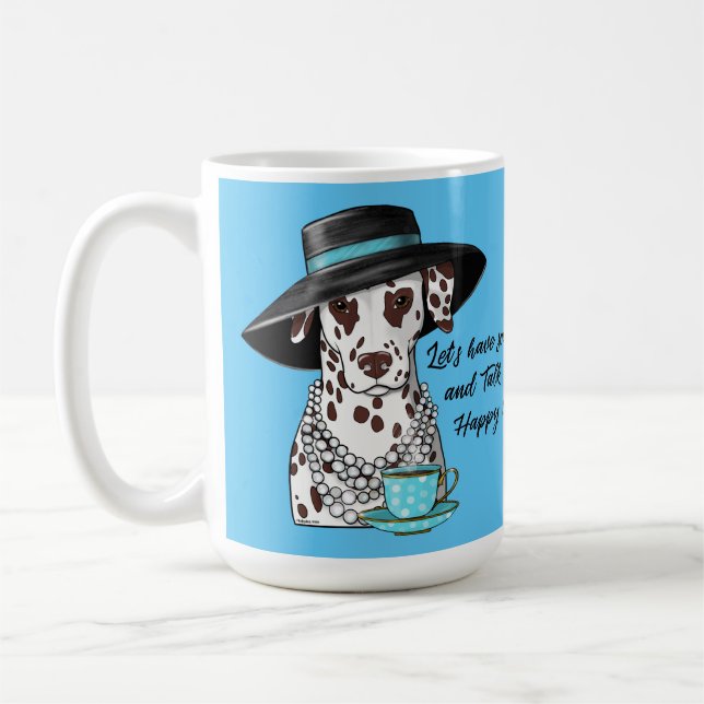 Dalmatien Prenons du thé Mug (Gauche)