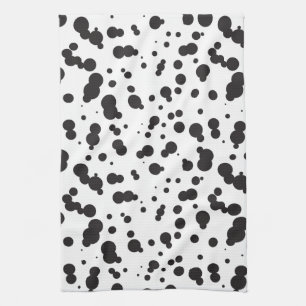 Dalmatine Dots Pattern Kitchen Towel