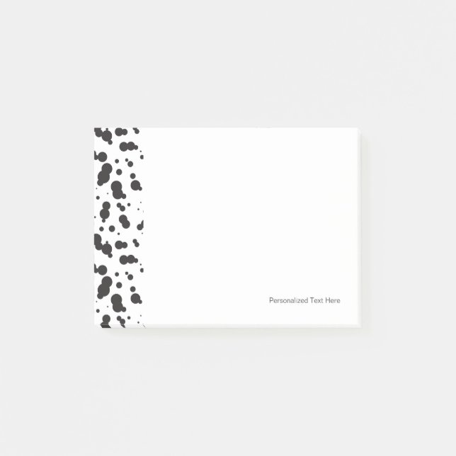 Dalmatine Dots Pattern Post-it Notes (Front)