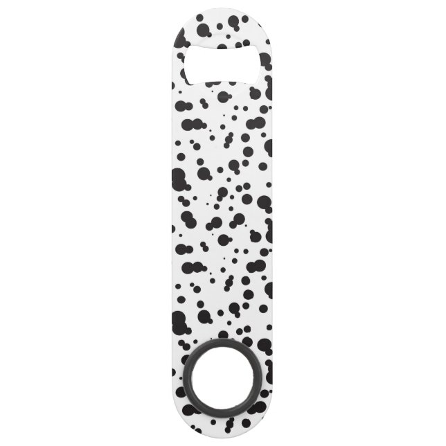 Dalmatine Dots Pattern Speed Bottle Opener (Front)