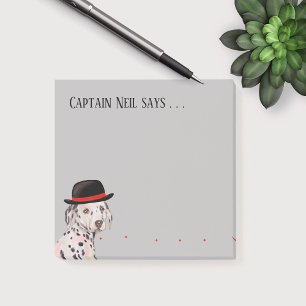 Dalmation avec peinture Casquette Notes post-it
