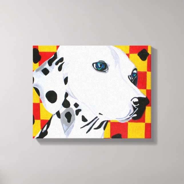 Dalmation Canvas Print (Front)