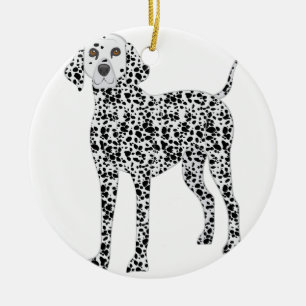 Dalmation Ceramic Ornament